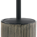 Scopino in ceramica Gedy serie Naomi - Nero