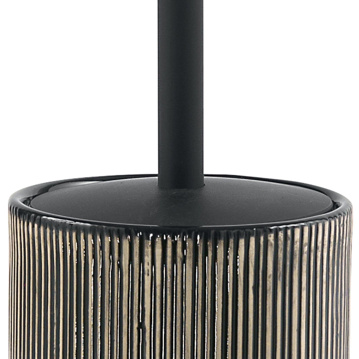 Scopino in ceramica Gedy serie Naomi - Nero