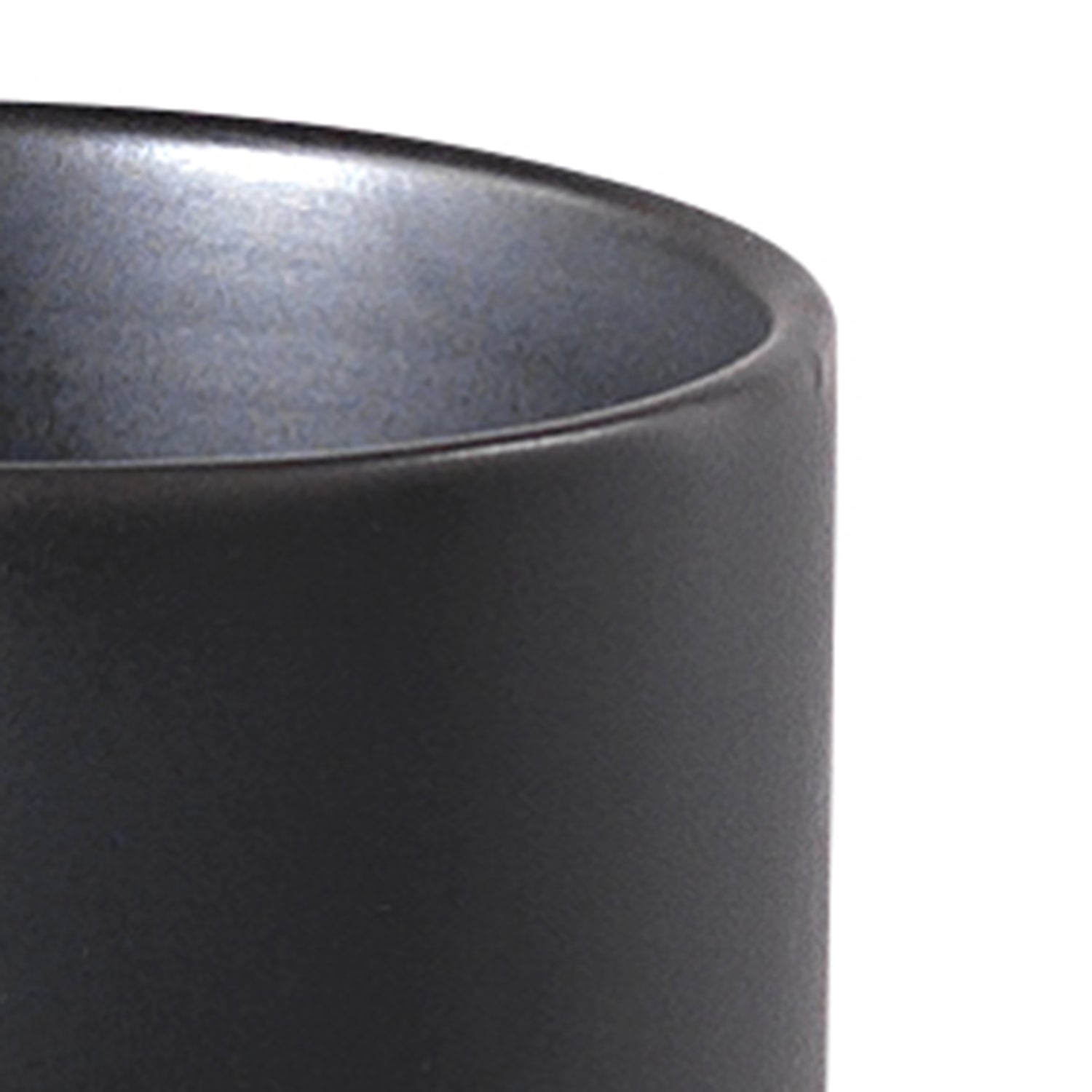 Portaspazzolini in ceramica e sughero Gedy serie Ilary - Nero