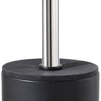 Scopino in ceramica e sughero Gedy serie Ilary - Nero