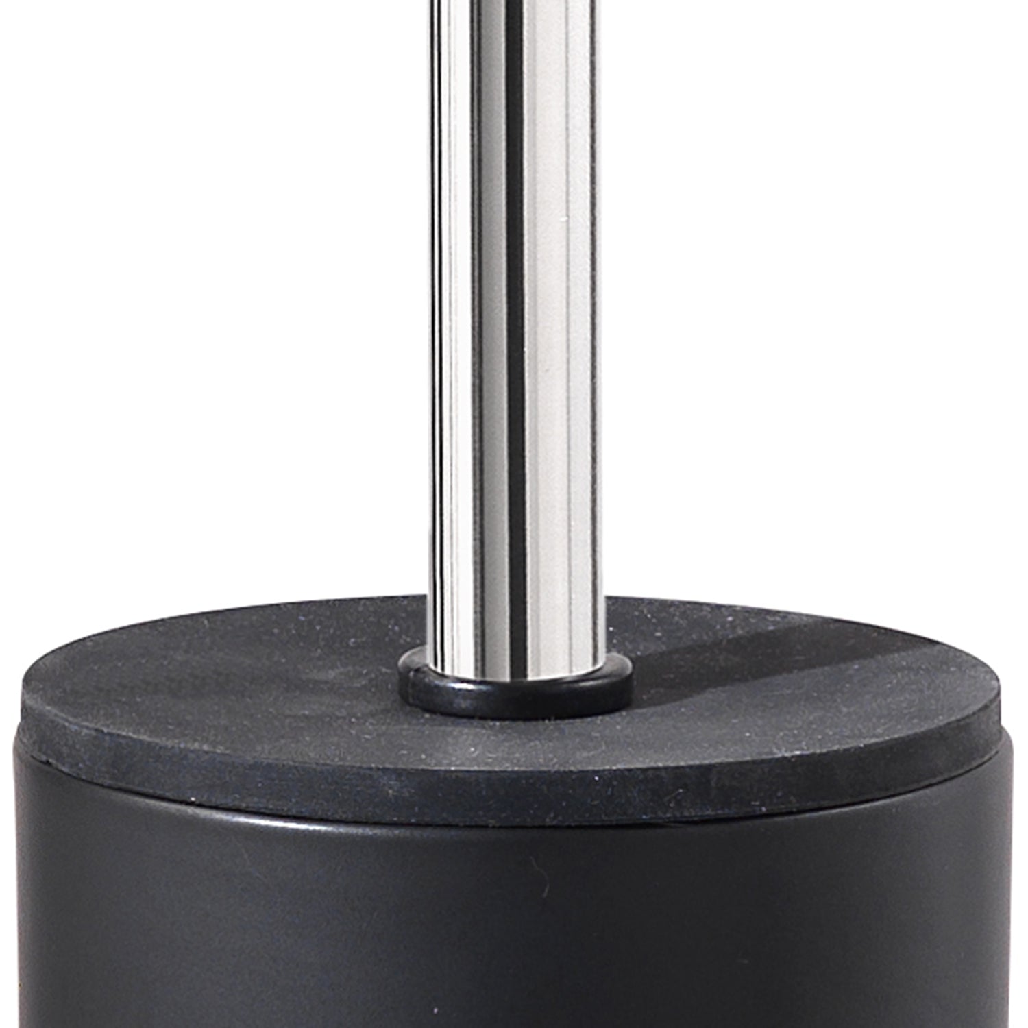 Scopino in ceramica e sughero Gedy serie Ilary - Nero