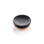 Portasapone in ceramica e sughero Gedy serie Ilary - Nero