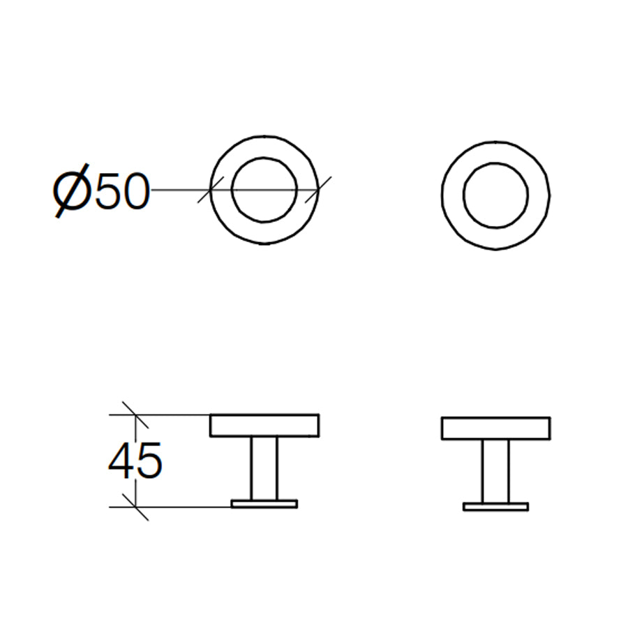Coppia di appendini per il bagno Lineabeta collezione Duemila in ottone cromato