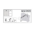 Bicchiere porta spazzolino a muro in ottone della collezione 'Black & White' by Cosmic - Lucido