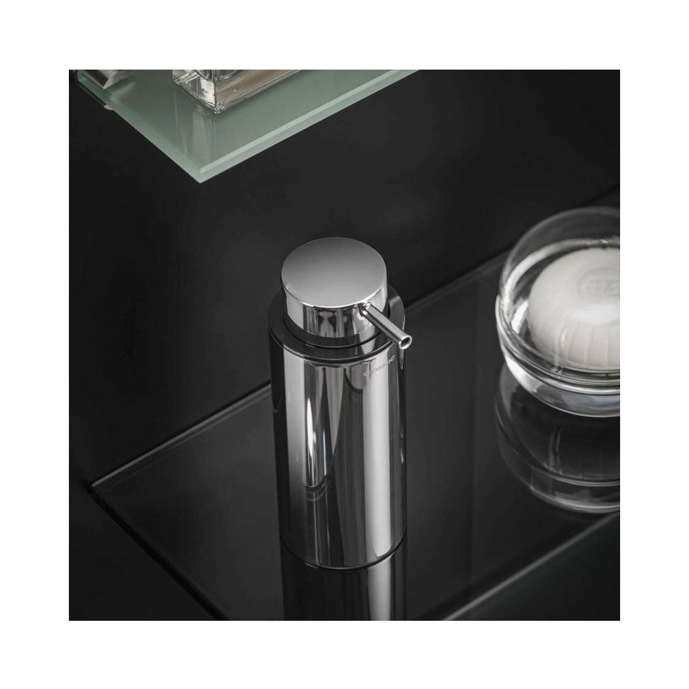 Dispenser sapone da appoggio in ottone della collezione 'Project' by Cosmic - Lucido