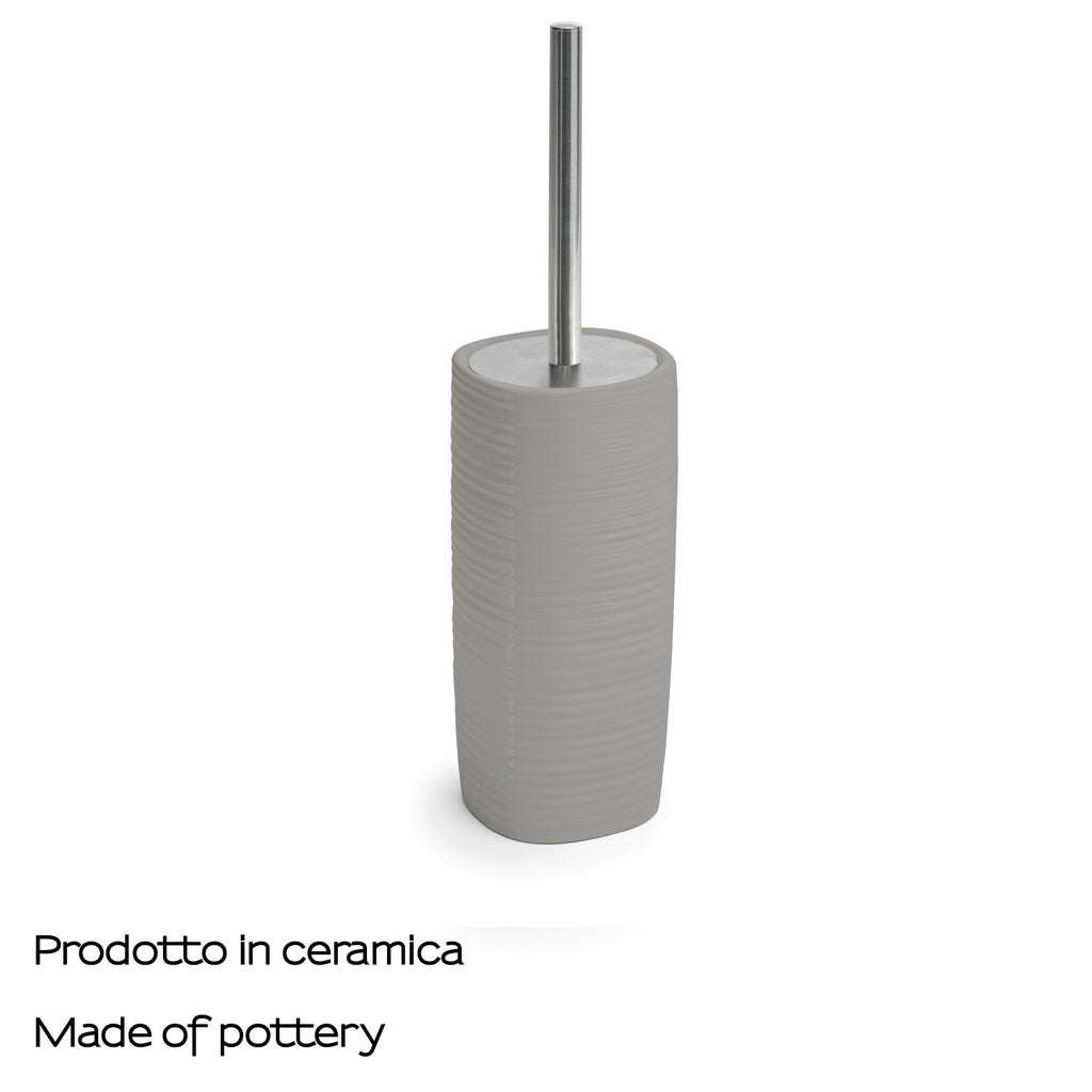 Scopino in ceramica Gedy serie Kelly - Grigio