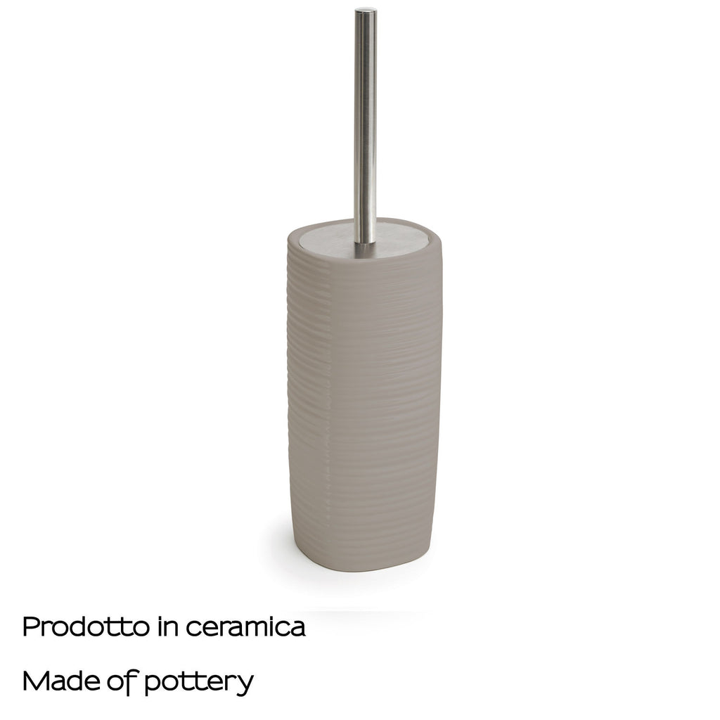 Scopino in ceramica Gedy serie Kelly - Tortora Chiaro