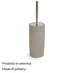 Scopino in ceramica Gedy serie Kelly - Tortora Chiaro