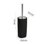 Scopino in ceramica Gedy serie Kelly - Nero