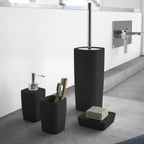 Scopino in ceramica Gedy serie Kelly - Nero