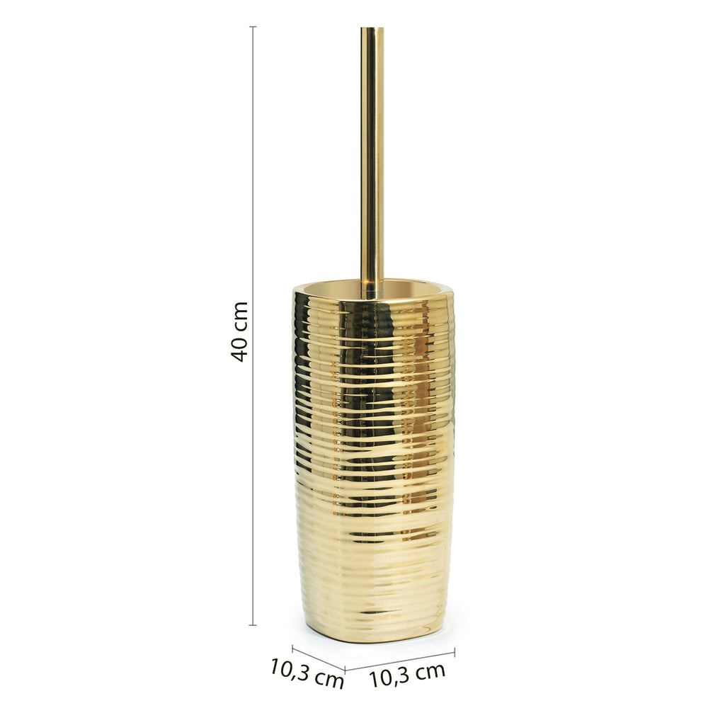 Scopino in ceramica Gedy serie Kelly - Oro