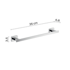 Portasalviette a parete Gedy modello Atena da 35 cm - Cromato