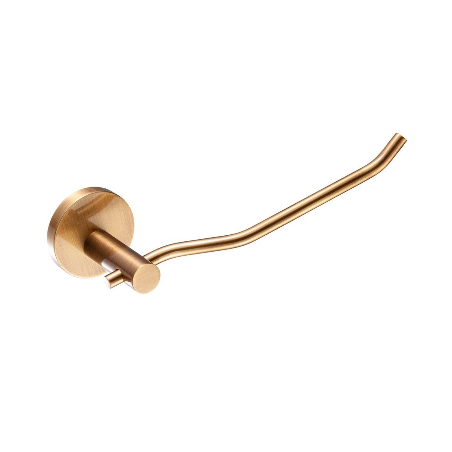 Portarotolo serie Arte con attacco singolo in ottone bronzo