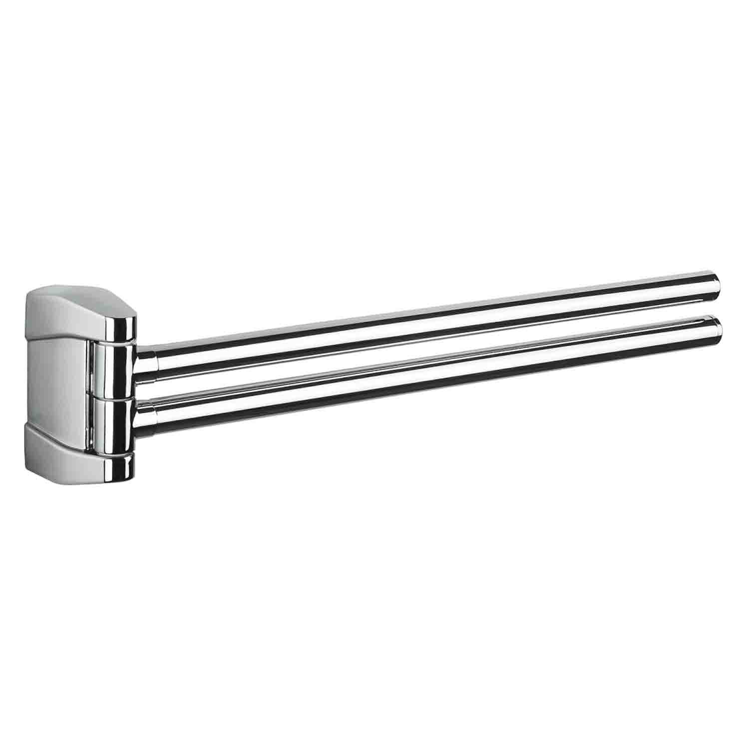 Porta salviette doppio snodo in ottone collezione Road di Colombo Design