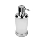 Spandisapone d'appoggio in ottone e vetro acidato collezione Road di Colombo Design