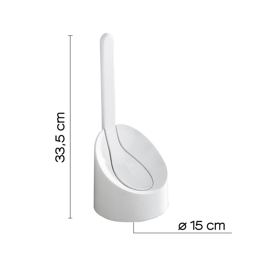 Scopino wc da appoggio modello Cucciolo di Gedy - Bianco