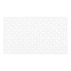 Tappeto antiscivolo vasca 38x60 modello Maim di Gedy - Bianco