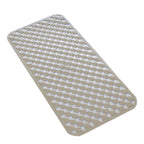 Tappeto antiscivolo vasca 36x71 in gomma modello Geo di Gedy - Beige