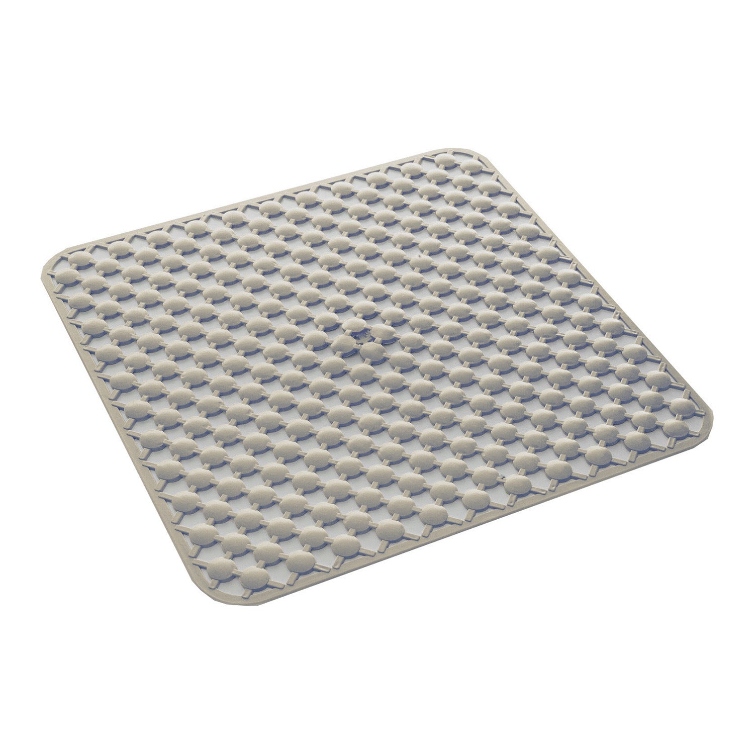 Tappeto antiscivolo doccia 53x53 in gomma modello Geo di Gedy - Beige