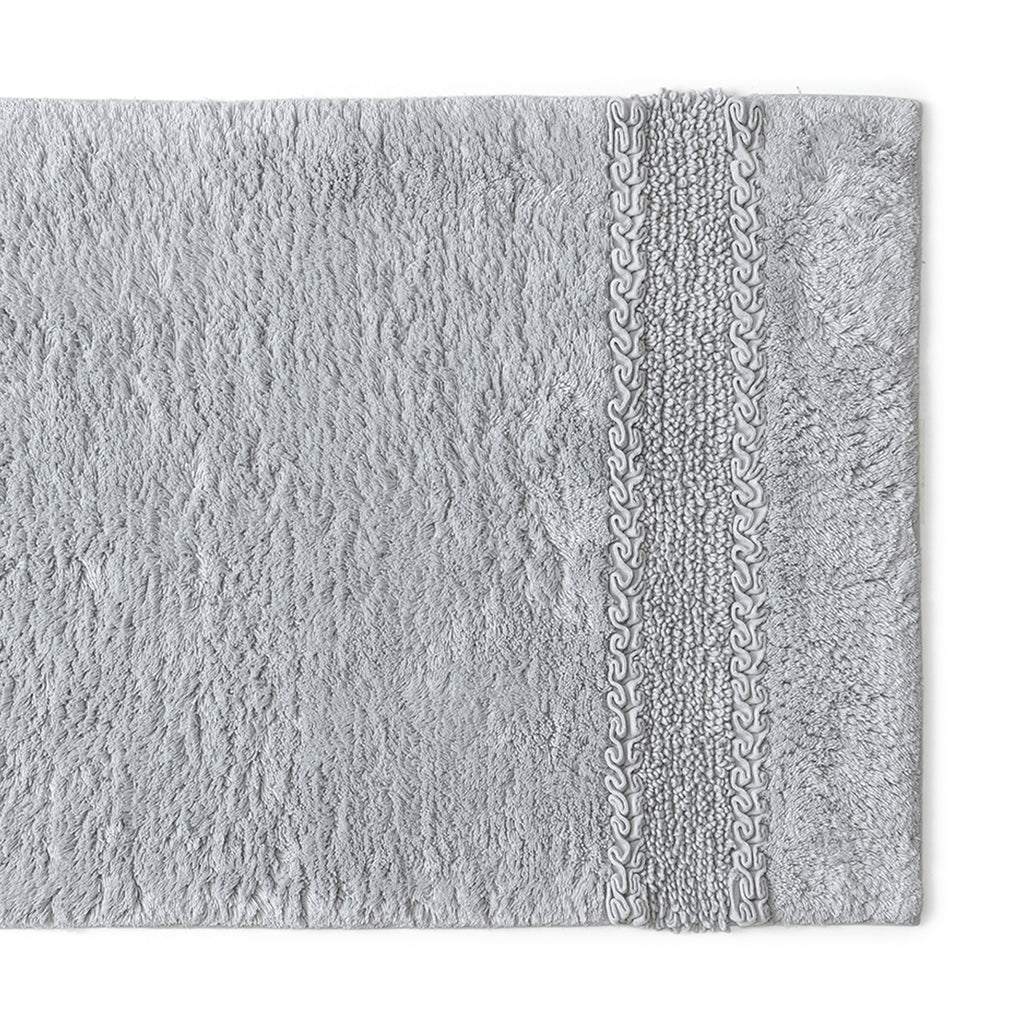 Tappeto in cotone con fondo antiscivolo Miss di Gedy - Grigio