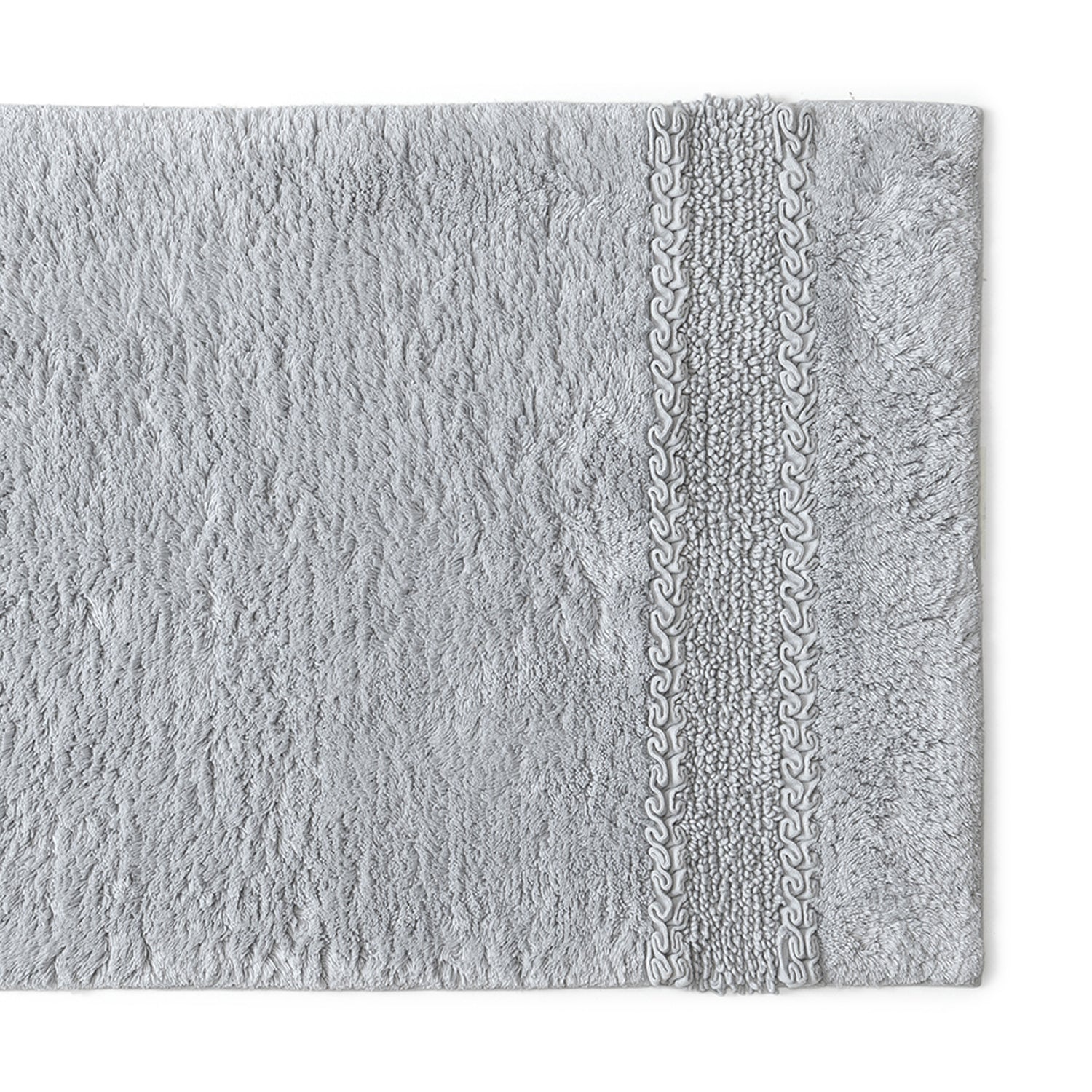 Tappeto in cotone con fondo antiscivolo Miss di Gedy - Grigio