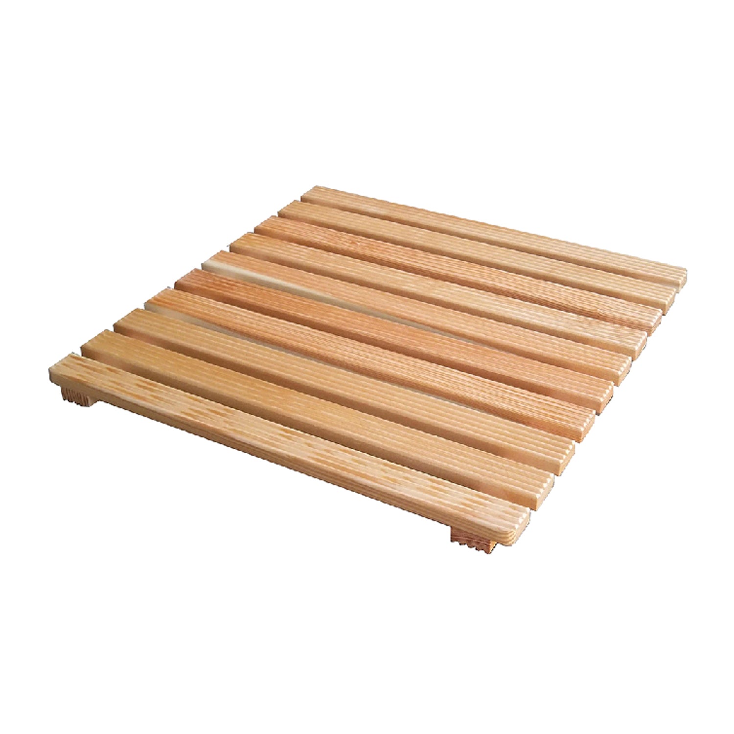 Pedana doccia in massello di Larice 60x60 cm per piatti doccia 80x80 cm