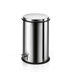 Cesto portarifiuti in acciaio inox lucido con secchiello e apertura a pedale capienza 5Lt Lineabeta Sestei