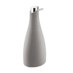 Dispenser sapone da appoggio in vetro acrilico della collezione 'Saku' by Cosmic - Grigio soft