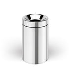 Pattumiera in acciaio inox lucido con secchiello e coperchio forato capienza 3Lt Lineabeta Sestei