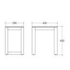 Sgabello in BambÃ¹ verniciato collezione Scagni Lineabeta portata 120 Kg