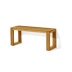 Panca due posti in BambÃ¹ verniciato collezione Scagni Lineabeta portata 200 Kg