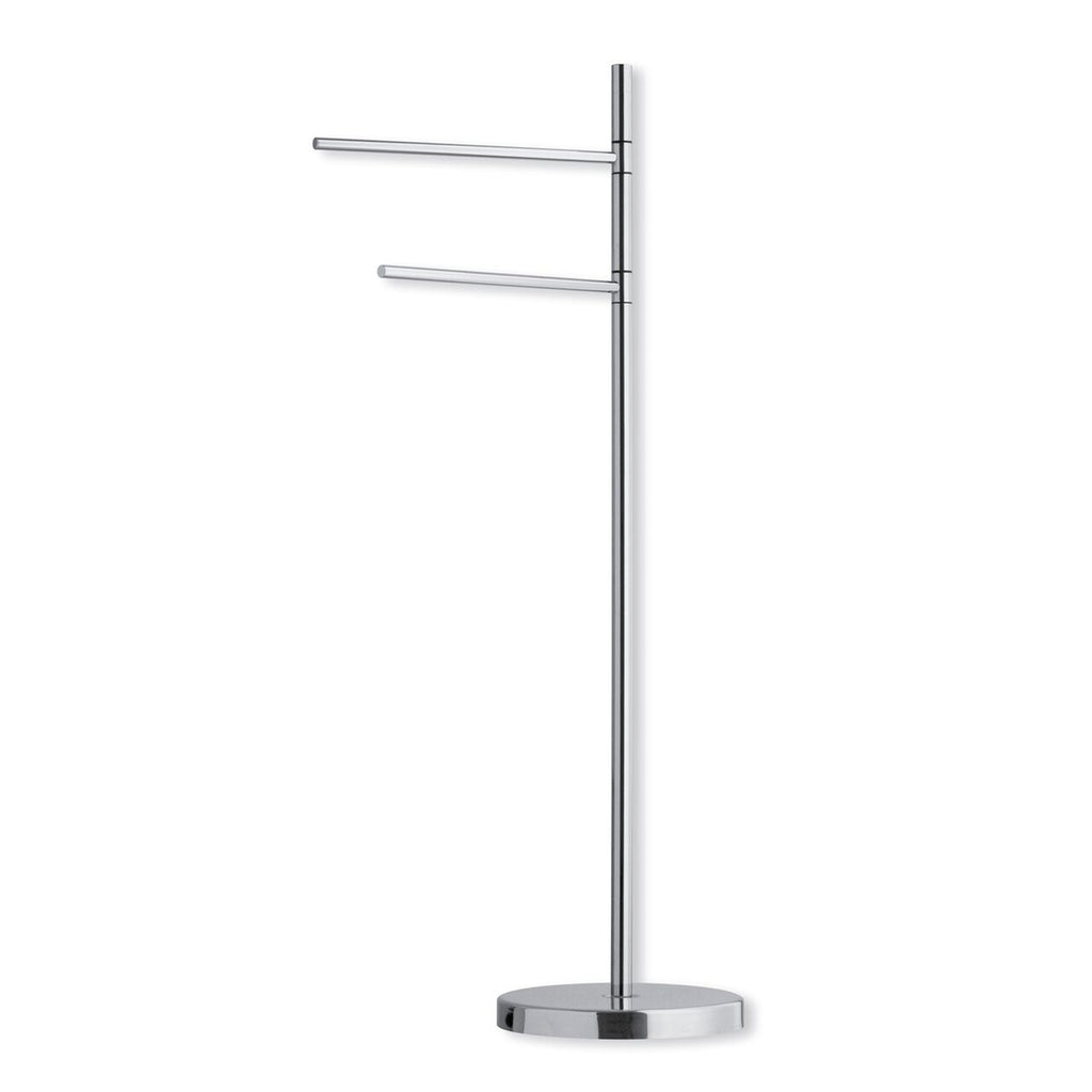 Portasalviette da pavimento in ottone altezza 100cm