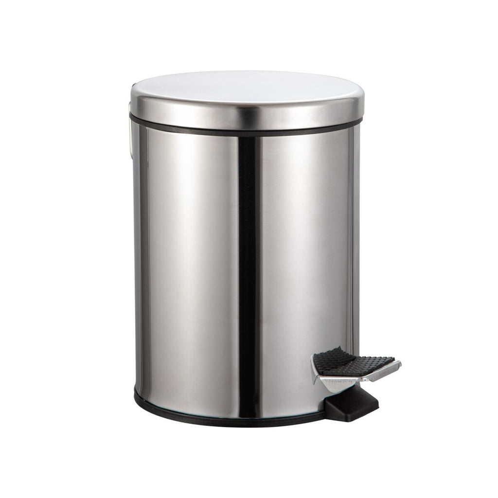 Pattumiera 5 litri a pedale in acciaio
