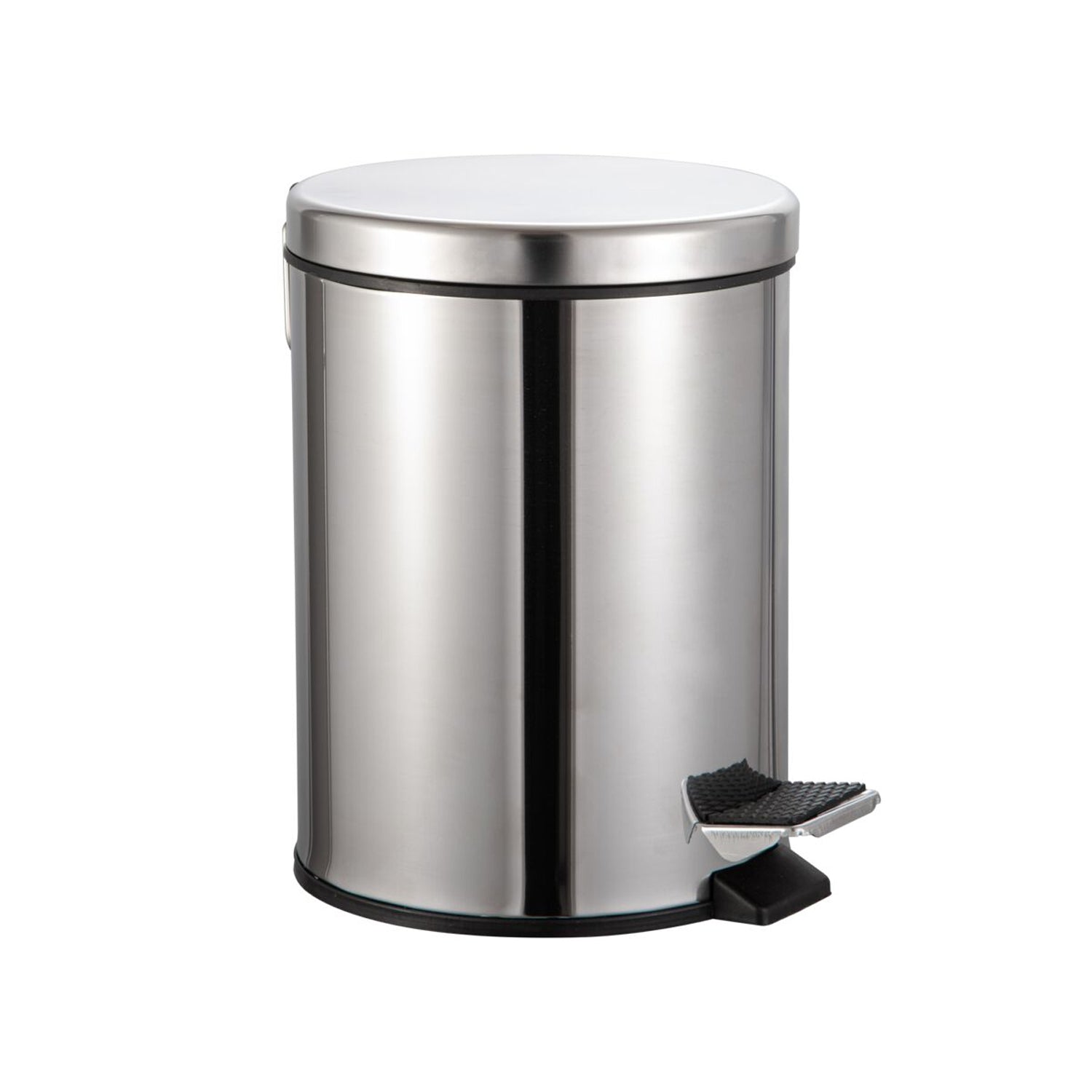 Pattumiera 5 litri a pedale in acciaio