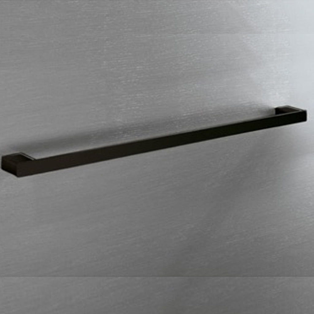 Portasalviette a parete Gedy serie Lounge 60 cm - Nero Matt