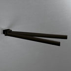 Portasalviette a snodo Gedy serie Lounge - Nero Matt