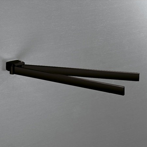 Portasalviette a snodo Gedy serie Lounge - Nero Matt