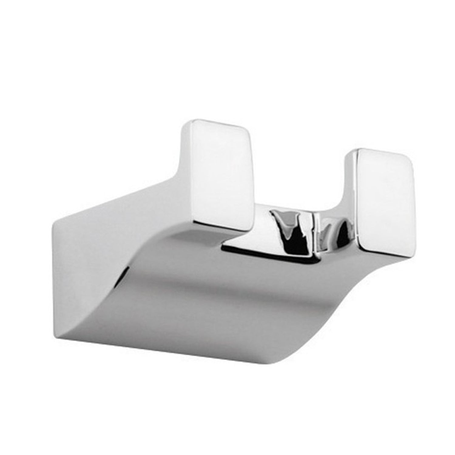 Appendiabiti doppio a parete Gedy Glamour in ottone cromato