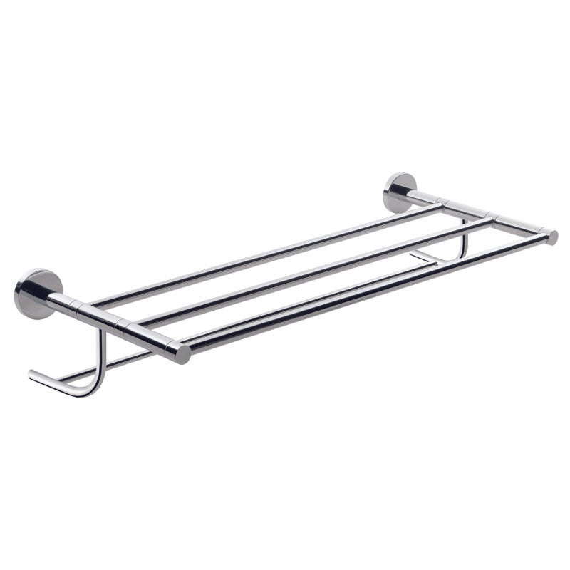 Gedy Felce mensola portasciugamani doppia acciaio inox e cromall cm 61