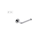 Porta rotolo da incollo o da fissare a parete in ottone cromato collezione SebecÃ  di Lineabeta