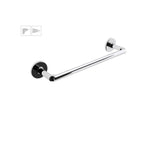 Porta asciugamani da incollo o da fissare a parete in ottone cromato collezione SebecÃ  di Lineabeta - 350mm