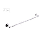 Porta asciugamani da incollo o da fissare a parete in ottone cromato collezione SebecÃ  di Lineabeta - 650mm