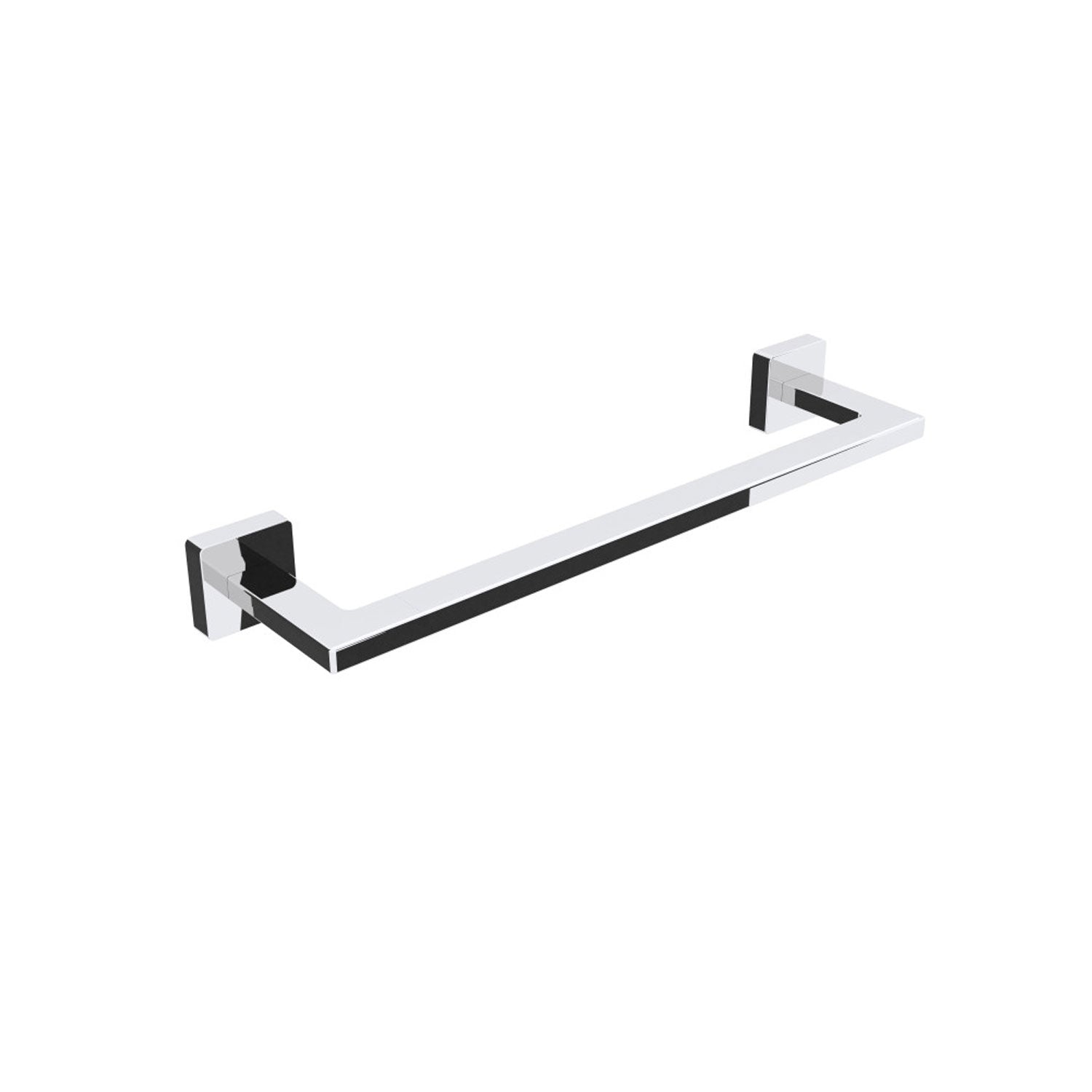 Porta asciugamani in ottone da fissare a parete collezione Dado di Lineabeta - Metallo cromo 340mm