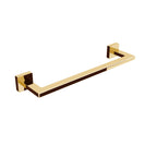 Porta asciugamani in ottone da fissare a parete collezione Dado di Lineabeta - Metallo oro 340mm