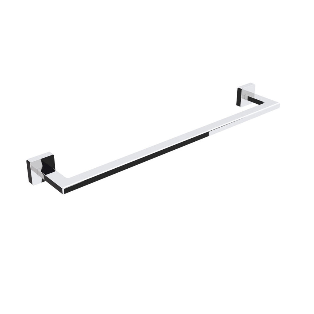 Porta asciugamani in ottone da fissare a parete collezione Dado di Lineabeta - Metallo cromo 490mm