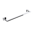 Porta asciugamani in ottone da fissare a parete collezione Dado di Lineabeta - Metallo cromo 490mm