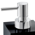 Dosasapone in resina e sabbia Gedy serie Sofia - Nero