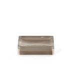 Portasapone da appoggio in resina collezione Gedy serie Rainbow - Tortora