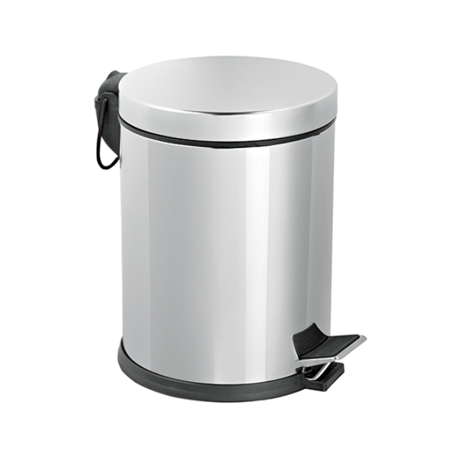 Pattumiera a pedale modello Daphne cromata 24