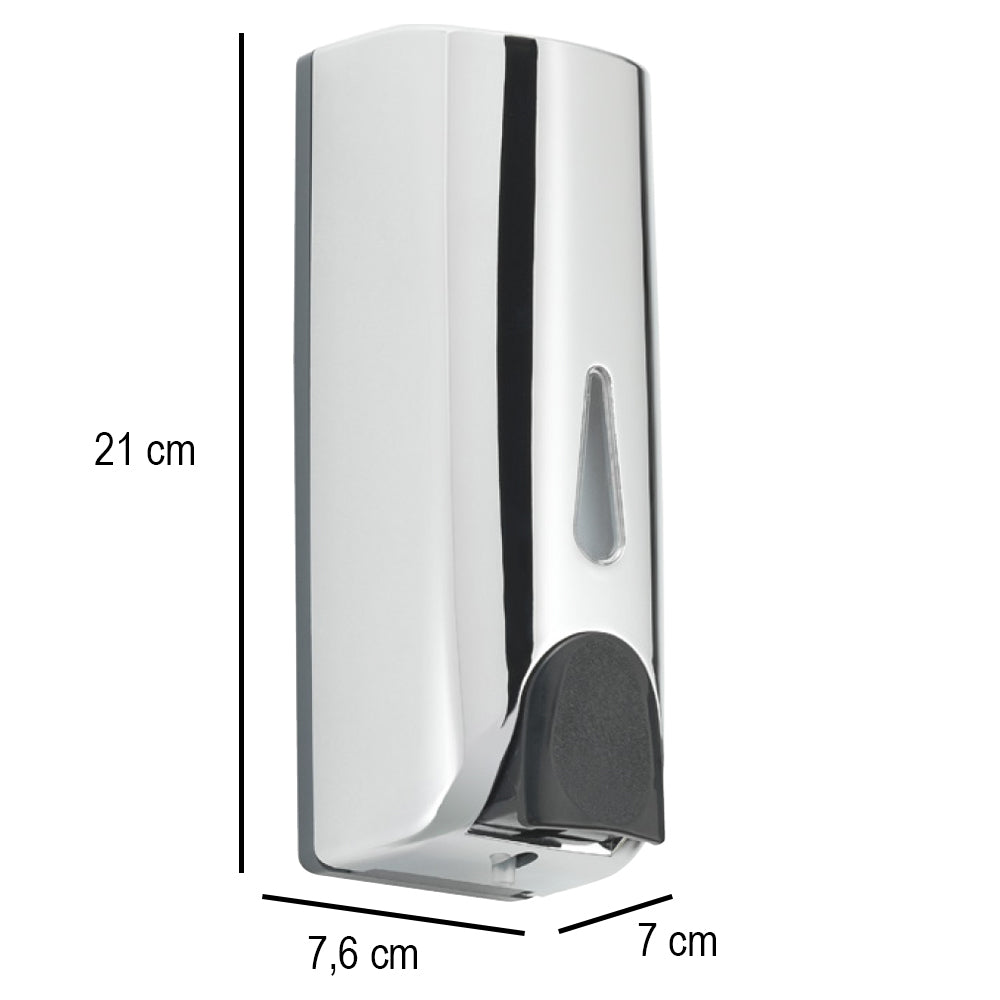 Dispenser sapone o disinfettante mani a parete di Gedy modello Squid - Cromato